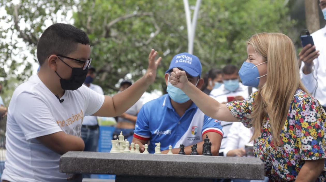 La Gobernadora del Atlántico, Elsa Noguera.