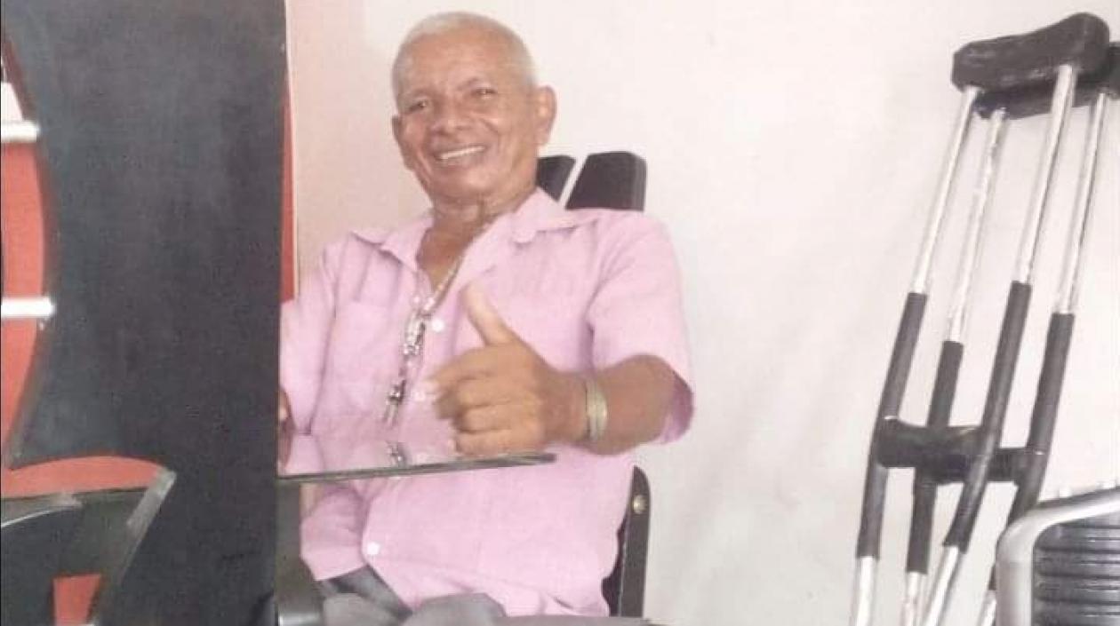 El locutor Ricardo Caballero y Galvis.