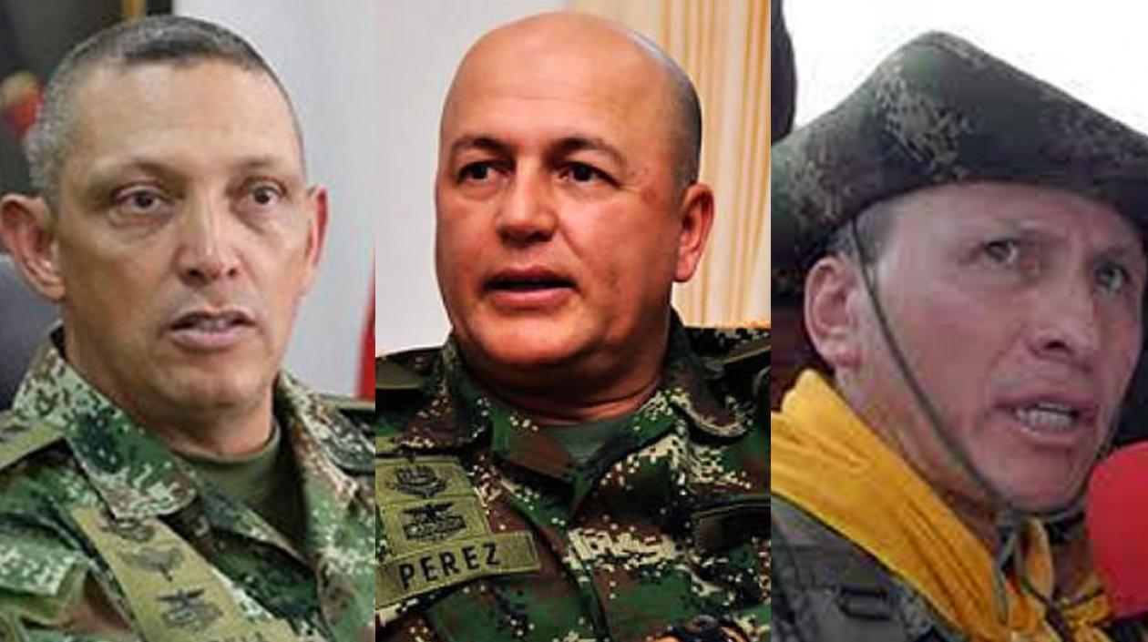 Jaime Alfonso Lasprilla Villamizar, Miguel Ernesto Pérez Guarnizo y William Fernando Pérez Laiseca