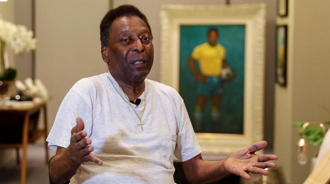 Pelé, exfutbolista brasileño.