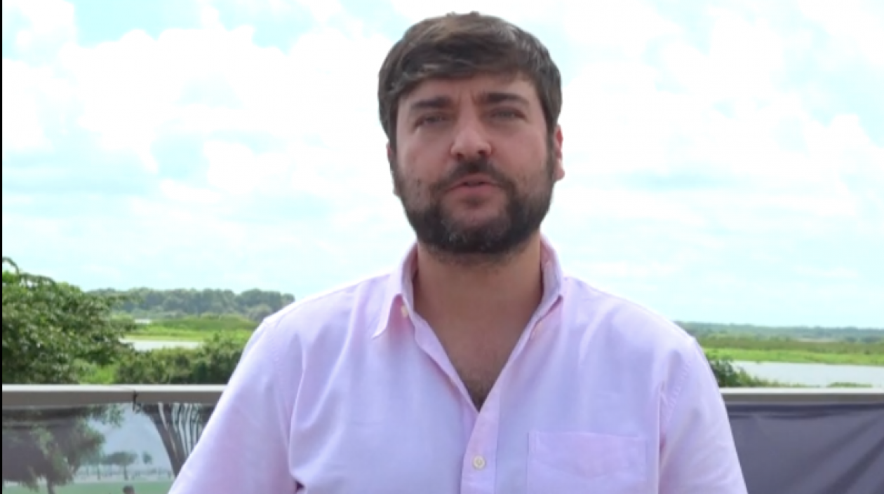 El Alcalde de Barranquilla, Jaime Pumarejo.