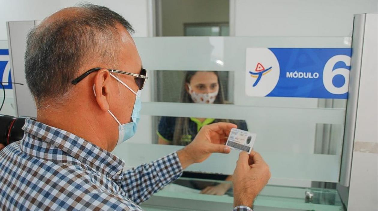 Renovación de la licencia de conducción. 