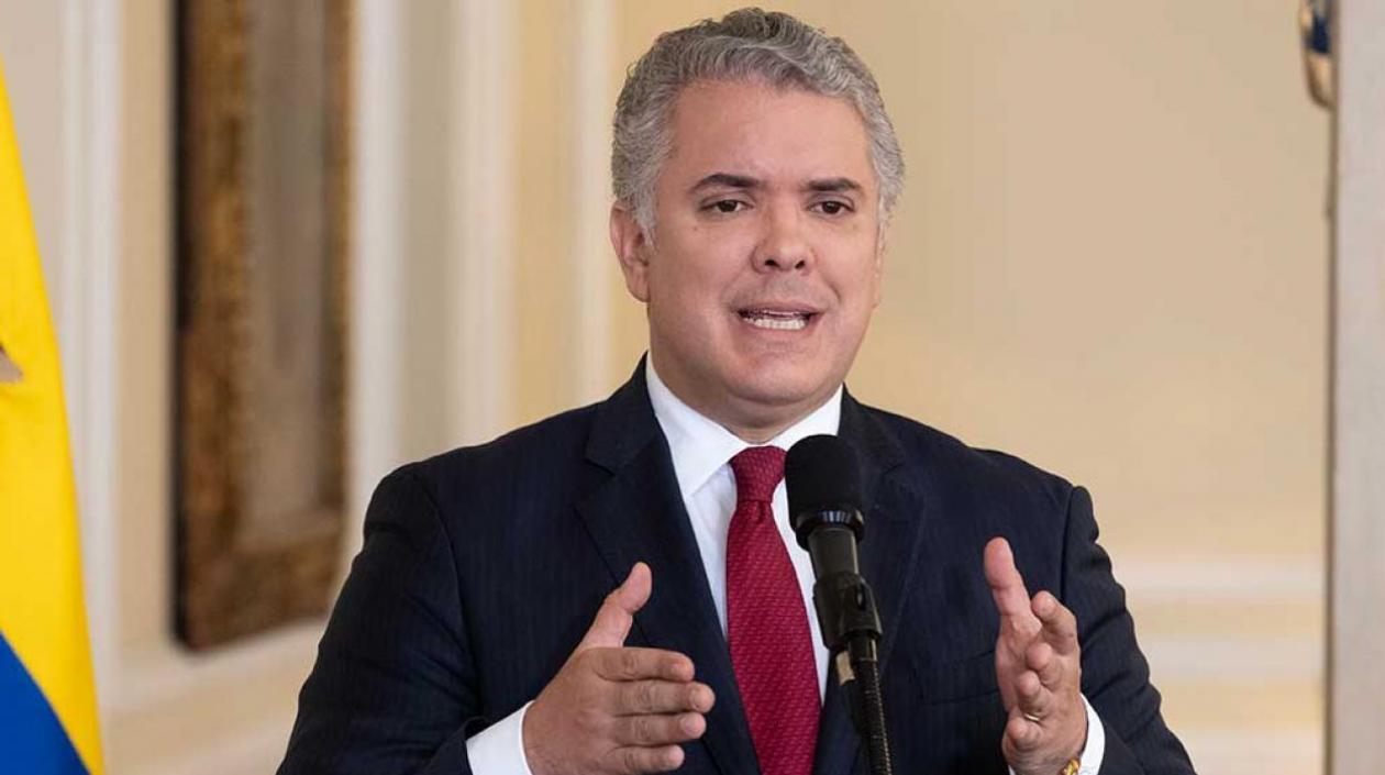 El Presidente de la República, Iván Duque.