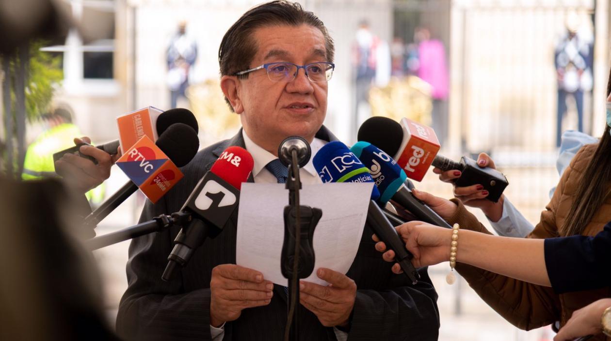 Fernando Ruiz, ministro de Salud de Colombia.
