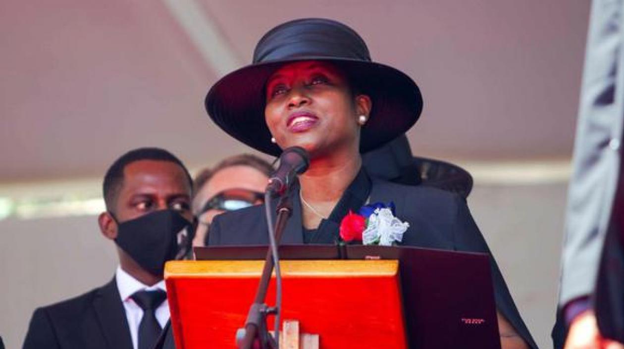 Martine Moise, viuda del presidente de Haití, Jovenel Moise.