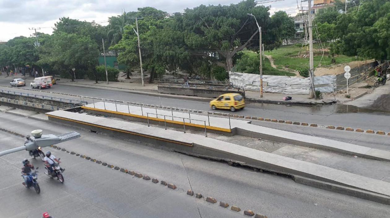 La plataforma especial.