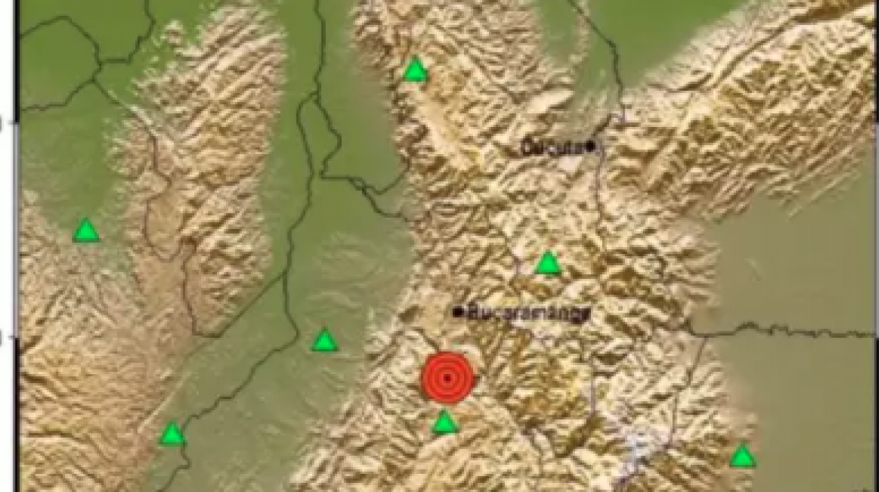 Imagen del reporte sismico.
