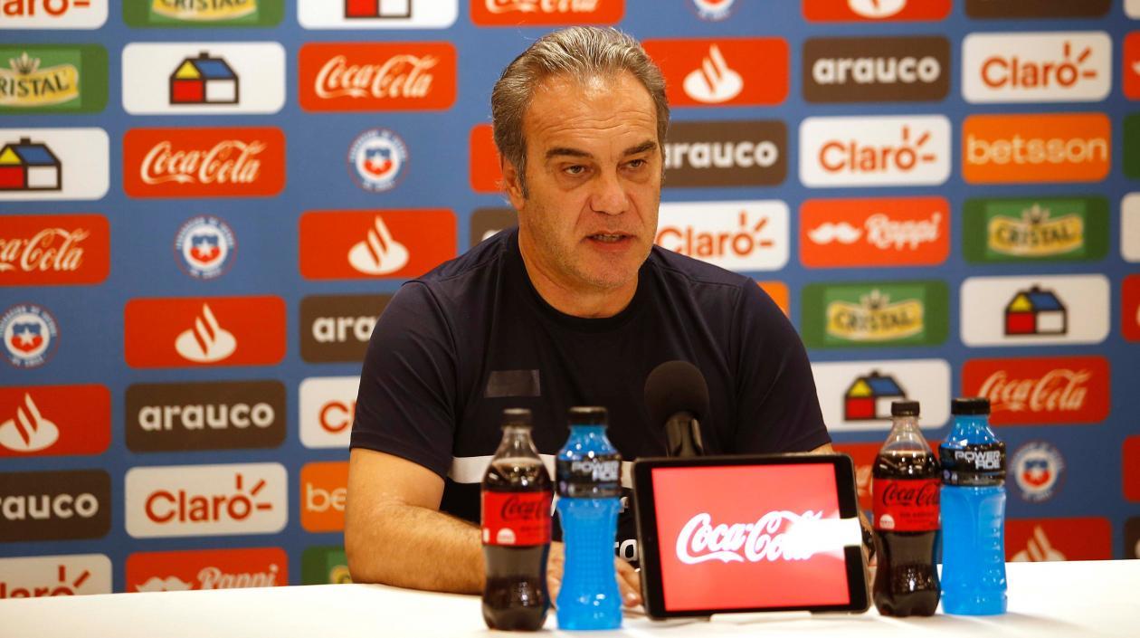 Martín Lasarte, técnico de Chile. 