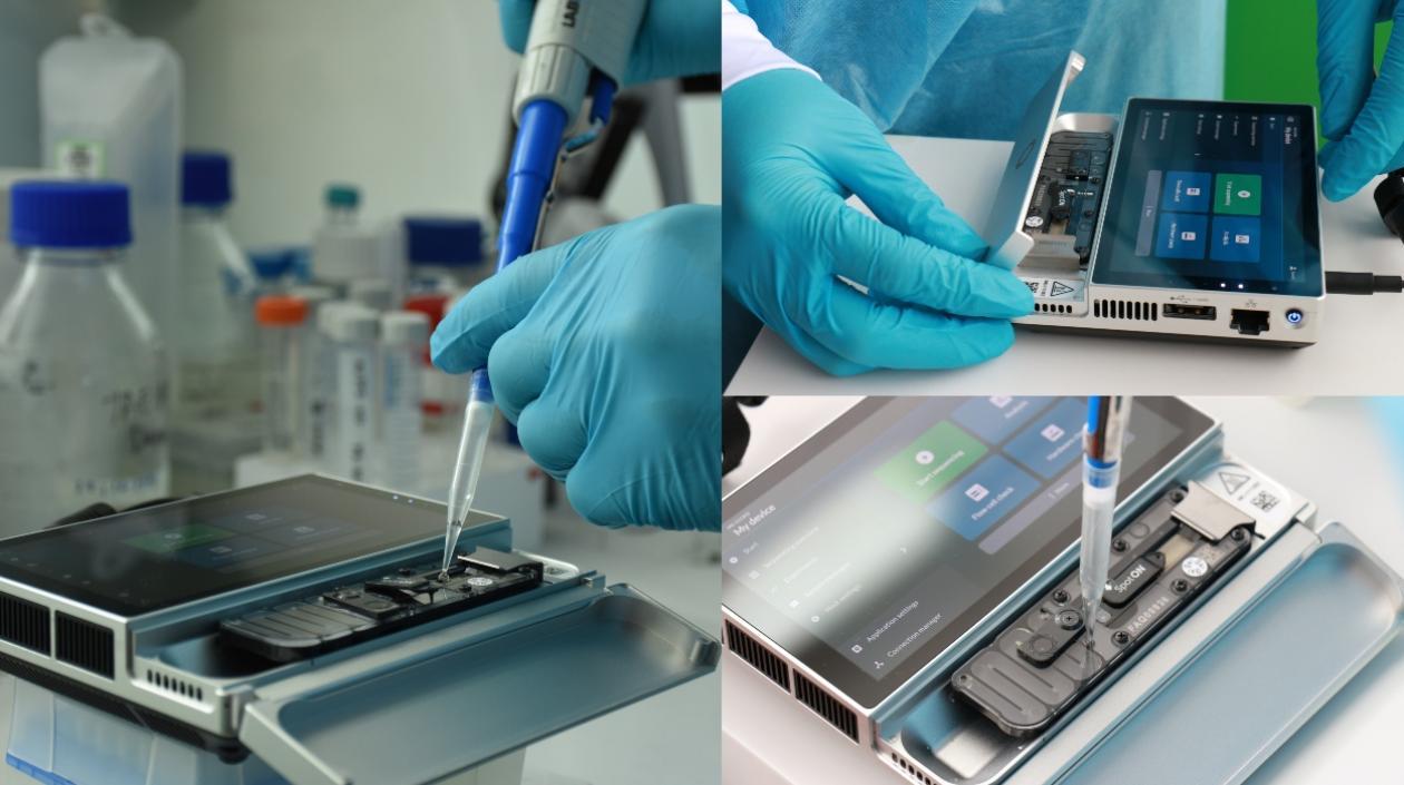 Imágenes del equipo donado.