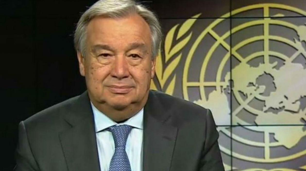 Antonio Guterres, secretario general de la ONU.