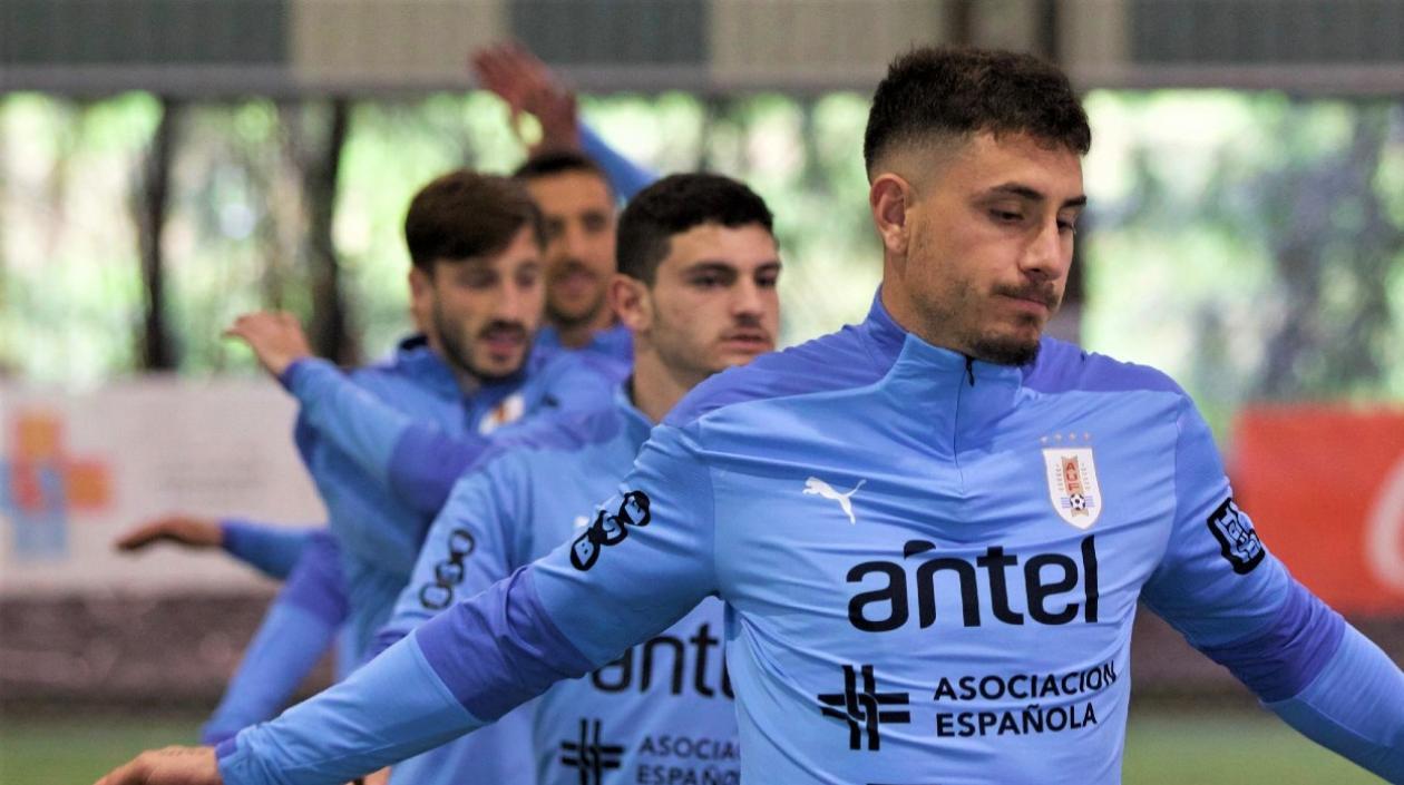 Jugadores de la Selección Uruguay. 