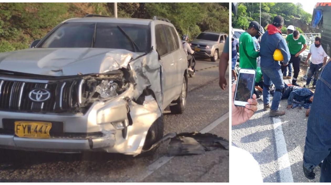 El accidente se presentó en la tarde de este viernes en el Ziruma. 