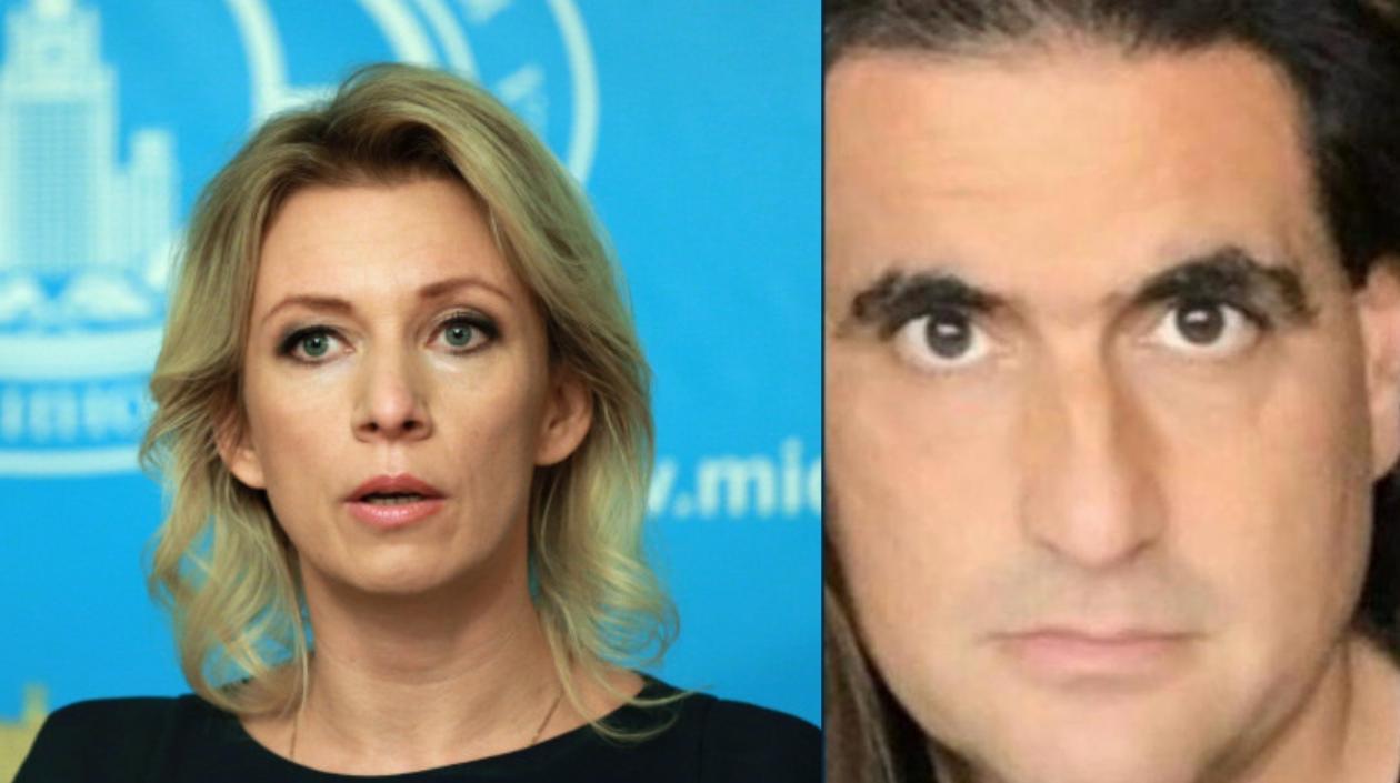 María Zajárova y el empresario Alex Saab.