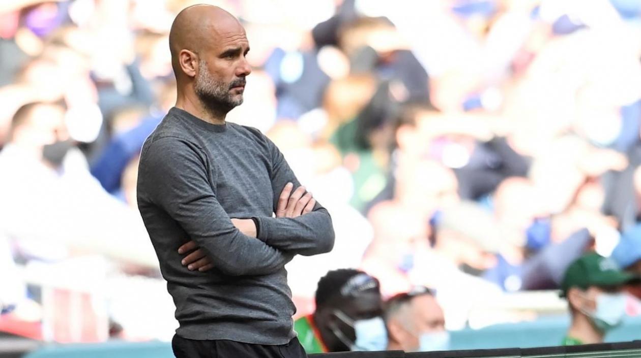 Pep Guardiola, entrenador del Manchester City.