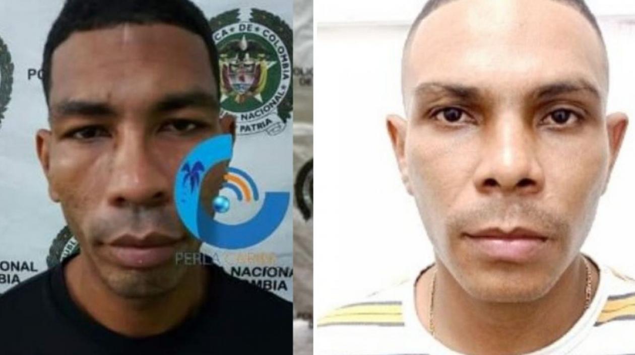 Los dos reclusos recapturados. 