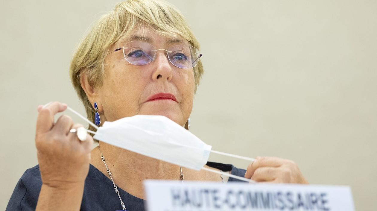 La alta comisionada de la ONU, Michelle Bachelet.