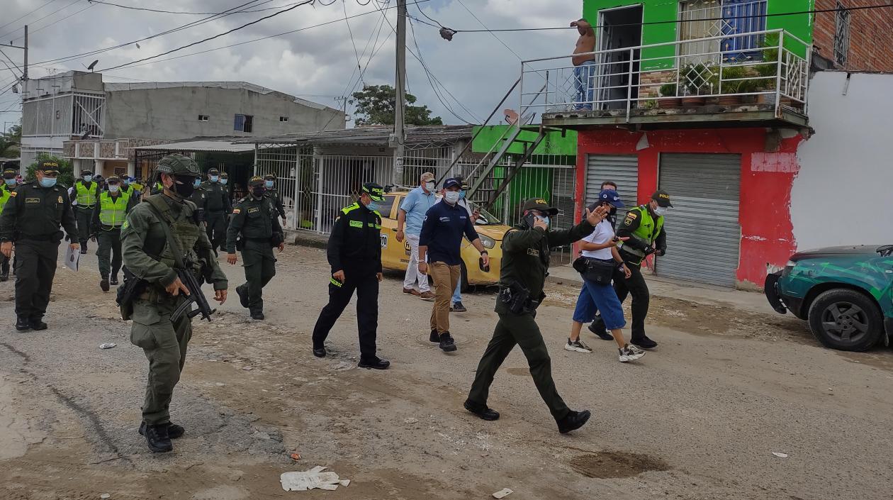 Policía en los barrios