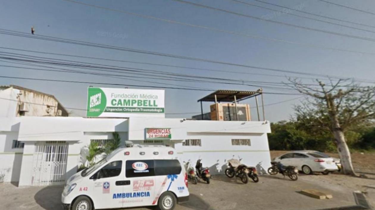 El joven mototaxista fue llevado a la Clínica Campbell de Malambo. 