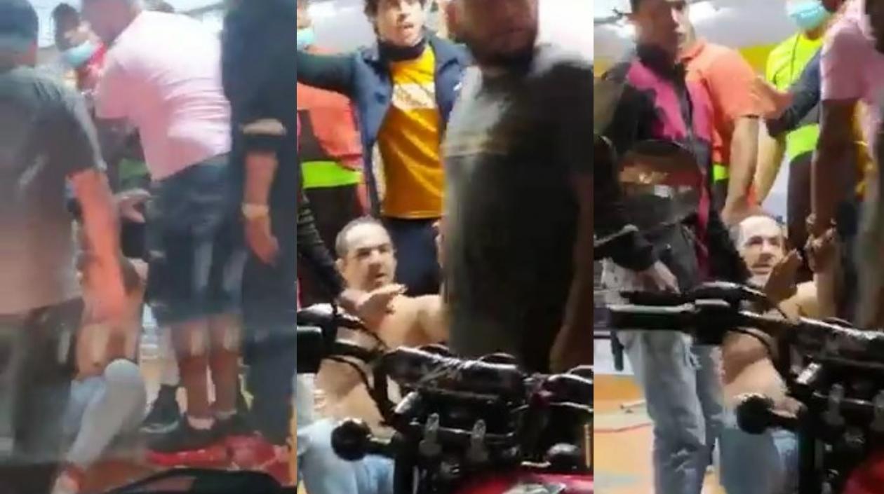 Concejal agredido por la comunidad en Floridablanca, Santander.