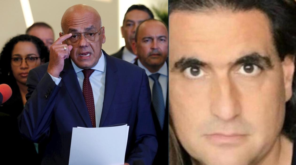 Jorge Rodríguez y Alex Saab.