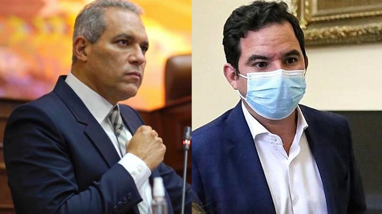 José David Name y Carlos Meisel, Senadores de la República.