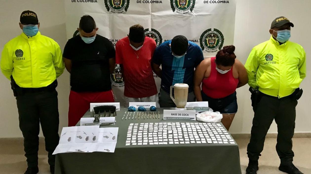 Los capturados quedaron a disposición de la Fiscalía. 