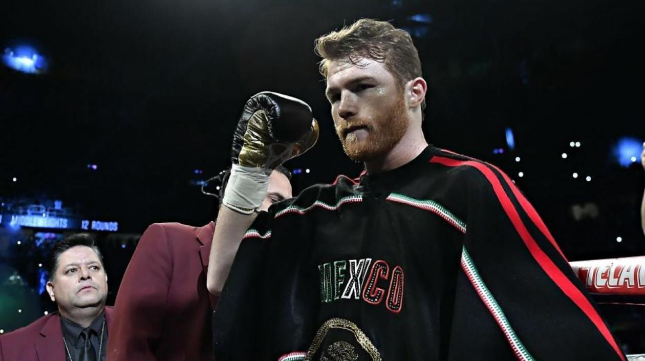 El mexicano Saúl 'Canelo' Álvarez.