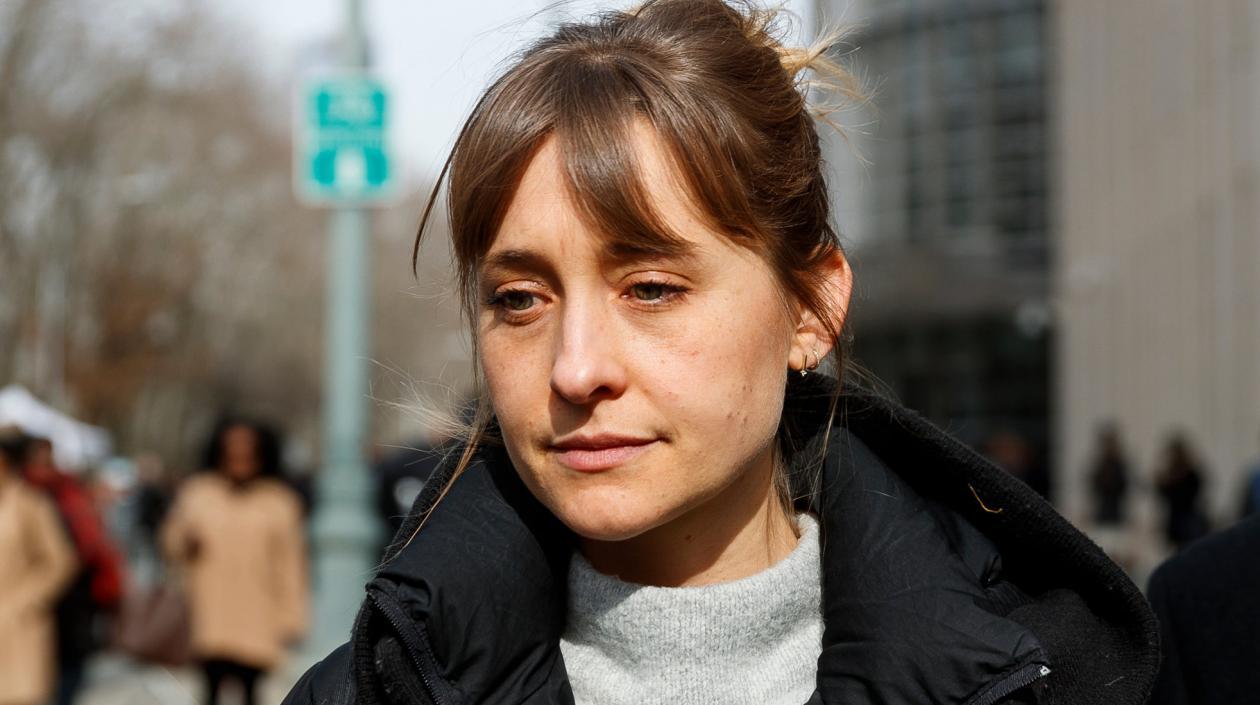 La actriz Allison Mack. 