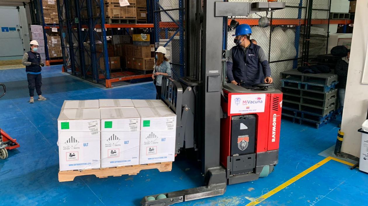 Las vacunas que llegaron.