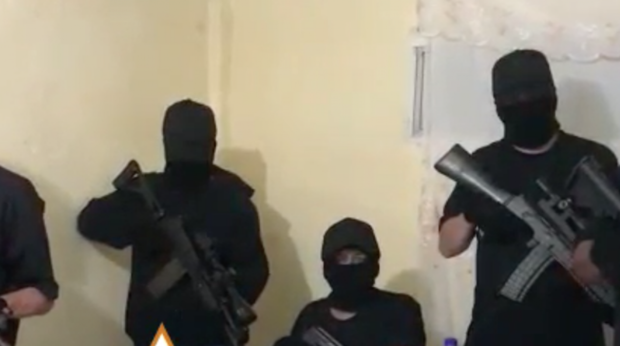 Presuntos miembros de los 'Rastrojos Costeños'.