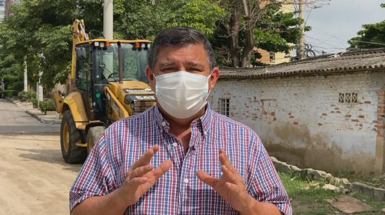 El secretario de Obras Públicas, Rafael Lafont.