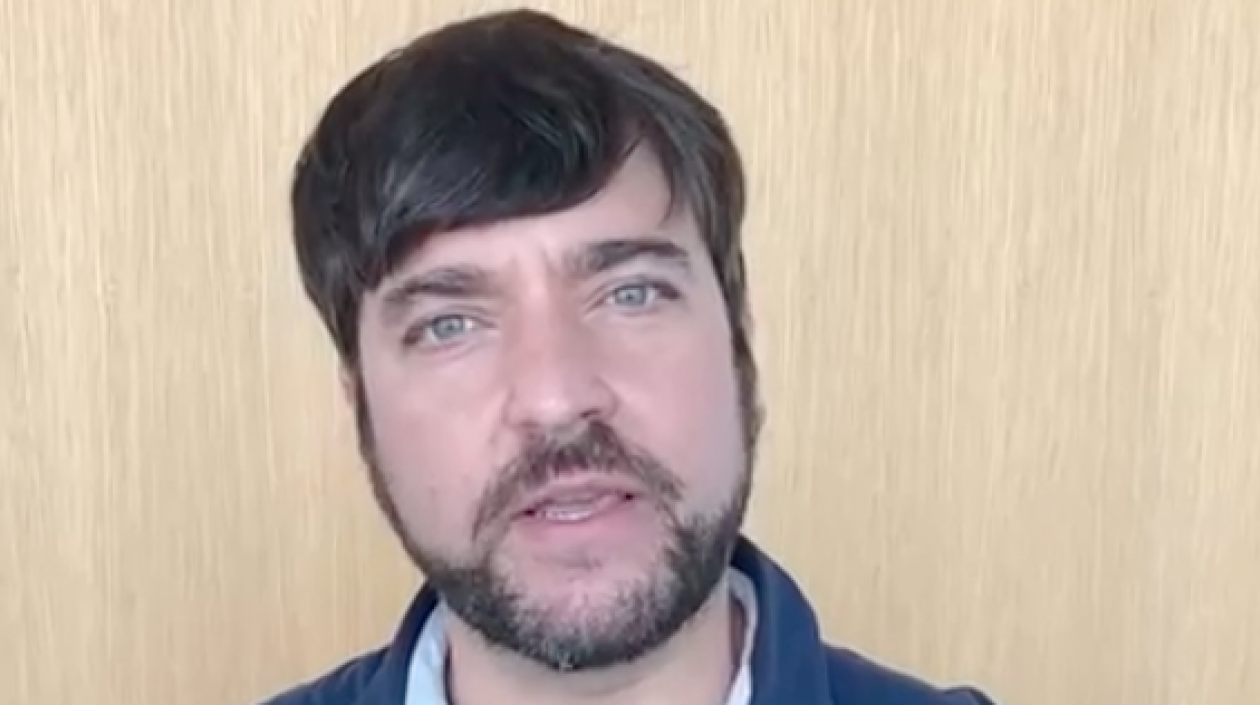 El Alcalde de Barranquilla, Jaime Pumarejo.