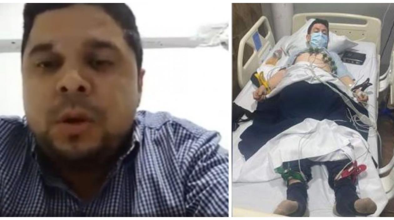 Abogado Ricardo Robles y Enrique Vives Caballero.