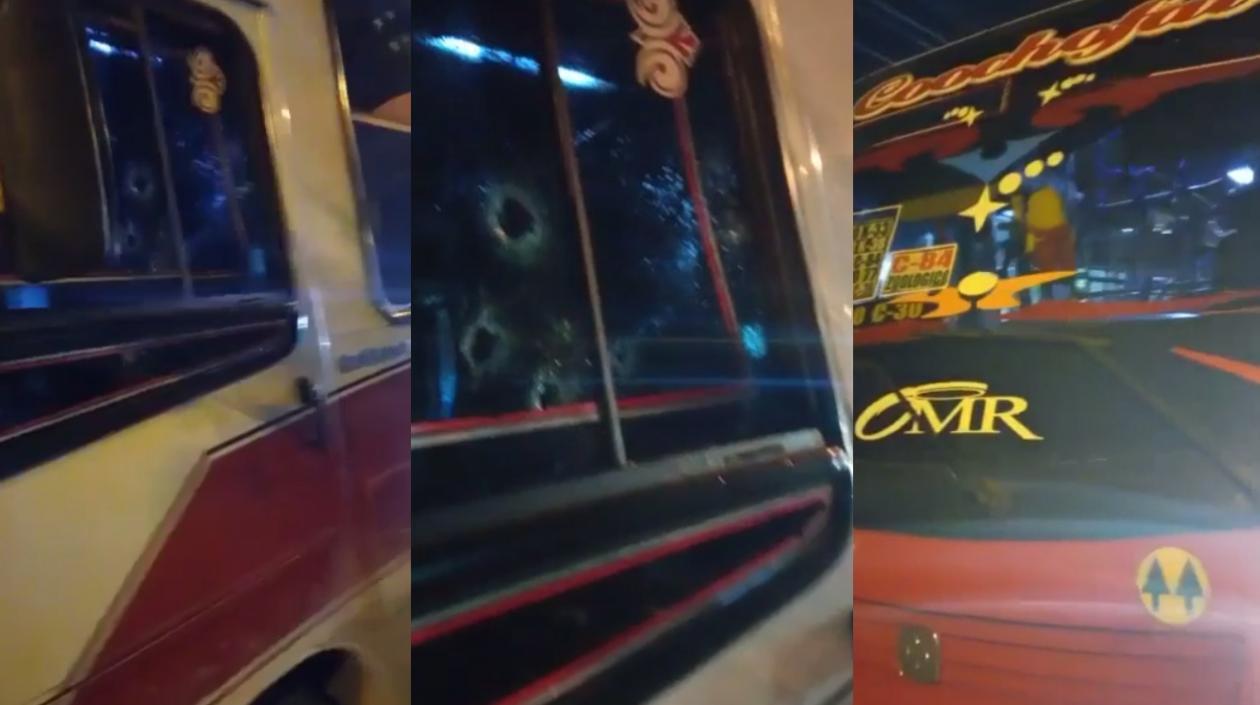 Imágenes del bus de Coochofal.