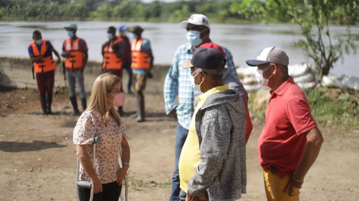 La Gobernadora del Atlántico, Elsa Noguera.
