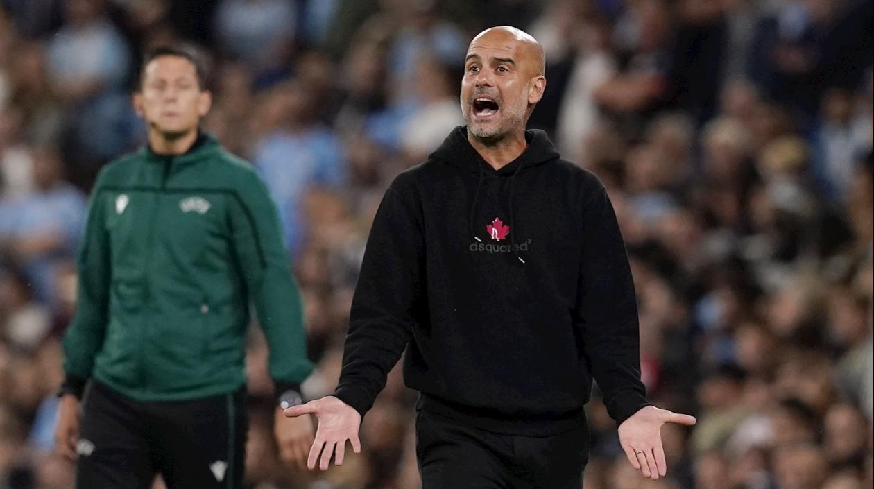 Pep Guardiola, técnico del Manchester City.