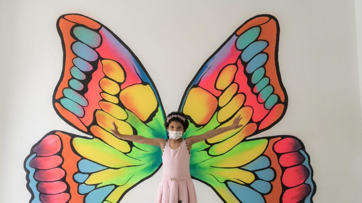 Angely Zúñiga, quien el 16 de octubre de 2020 recibió la donación de Médula Ósea, de parte de su hermano menor, Moisés David. 