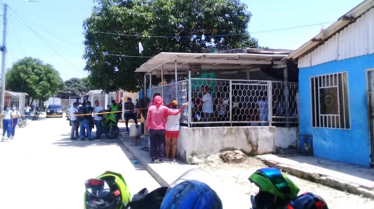 Lugar de los hechos en el barrio Las Américas.