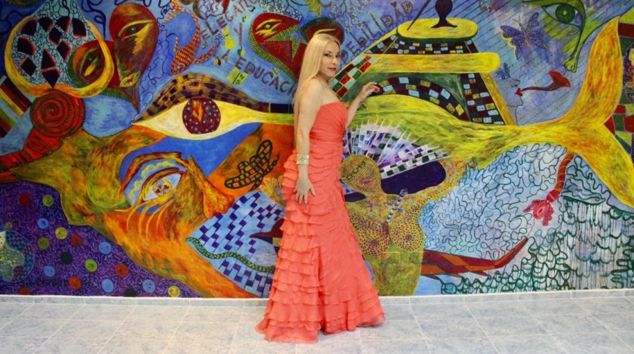 Siham Sabagh, artista libanesa residenciada en Colombia.