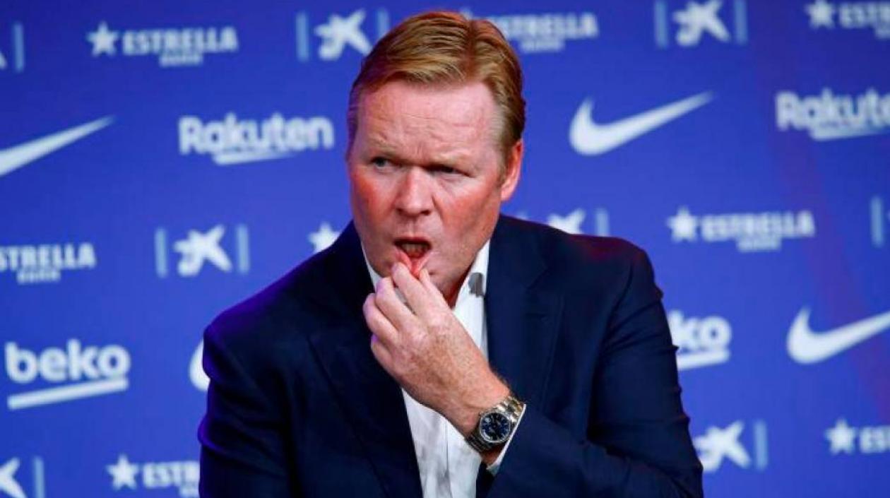 El entrenador del Barcelona, Ronald Koeman.