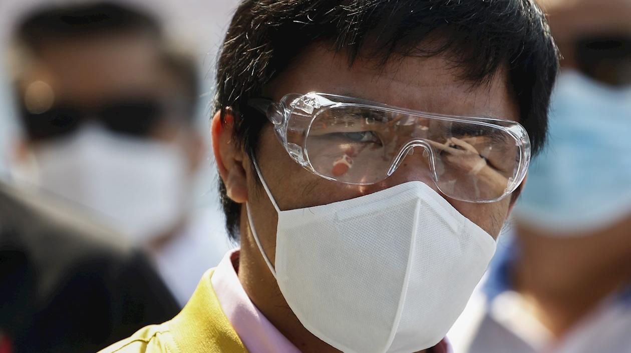 La estrella del boxeo y senador filipino, Manny Pacquiao.