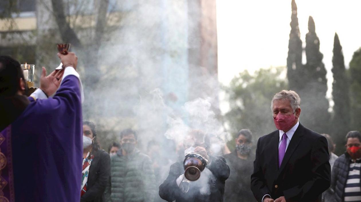 Misa en homenaje a las víctimas.