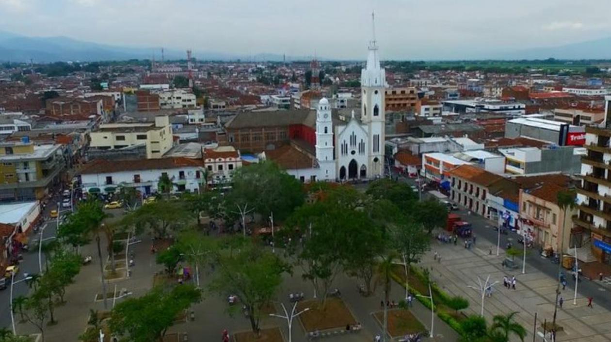 Panoramica del municipio de Tuluá.