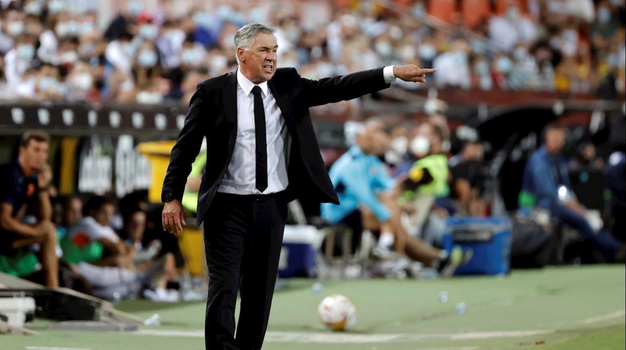 Carlo Ancelotti, técnico del Real Madrid.