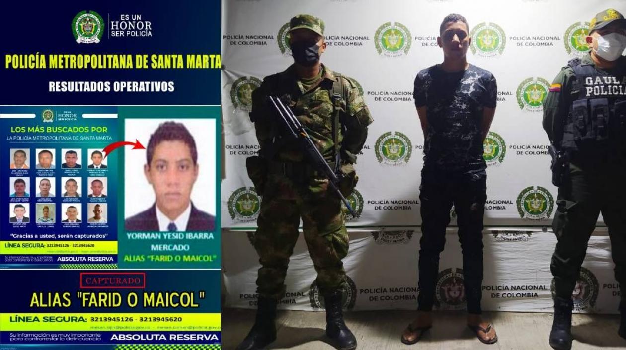 Yorman Yesid Ibarra Mercado, alias ‘Farid’.