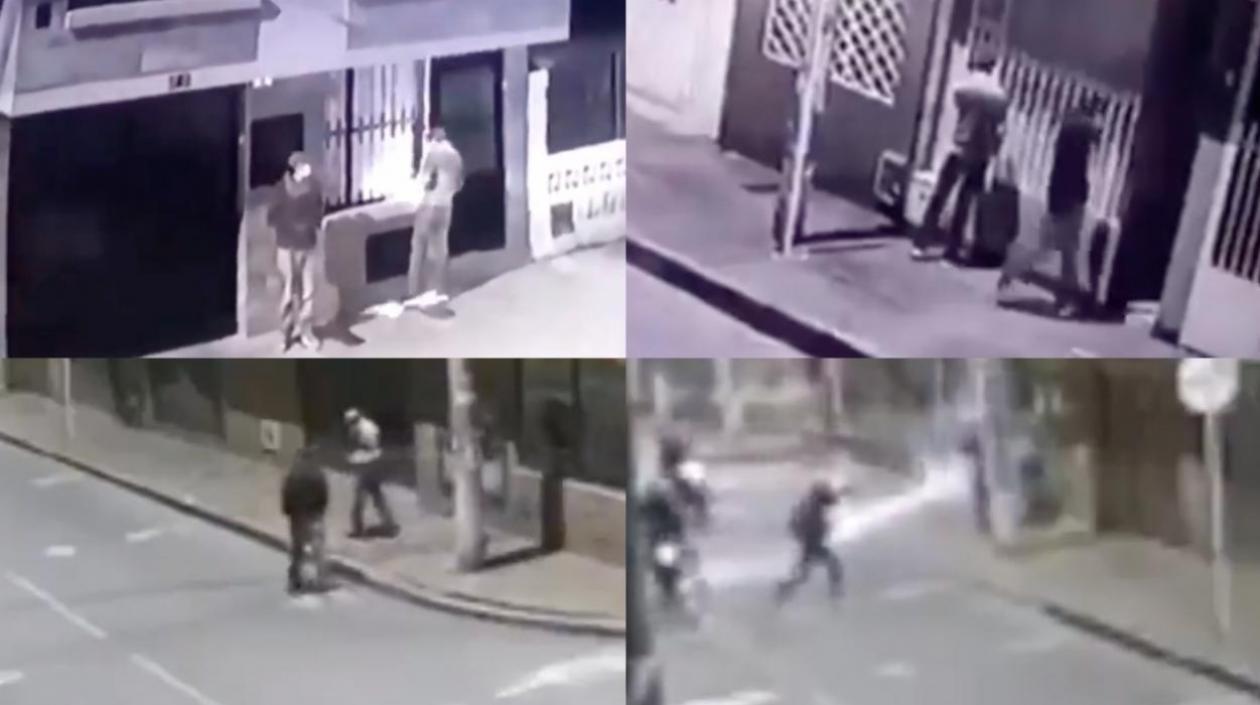 Imágenes del insólito suceso.