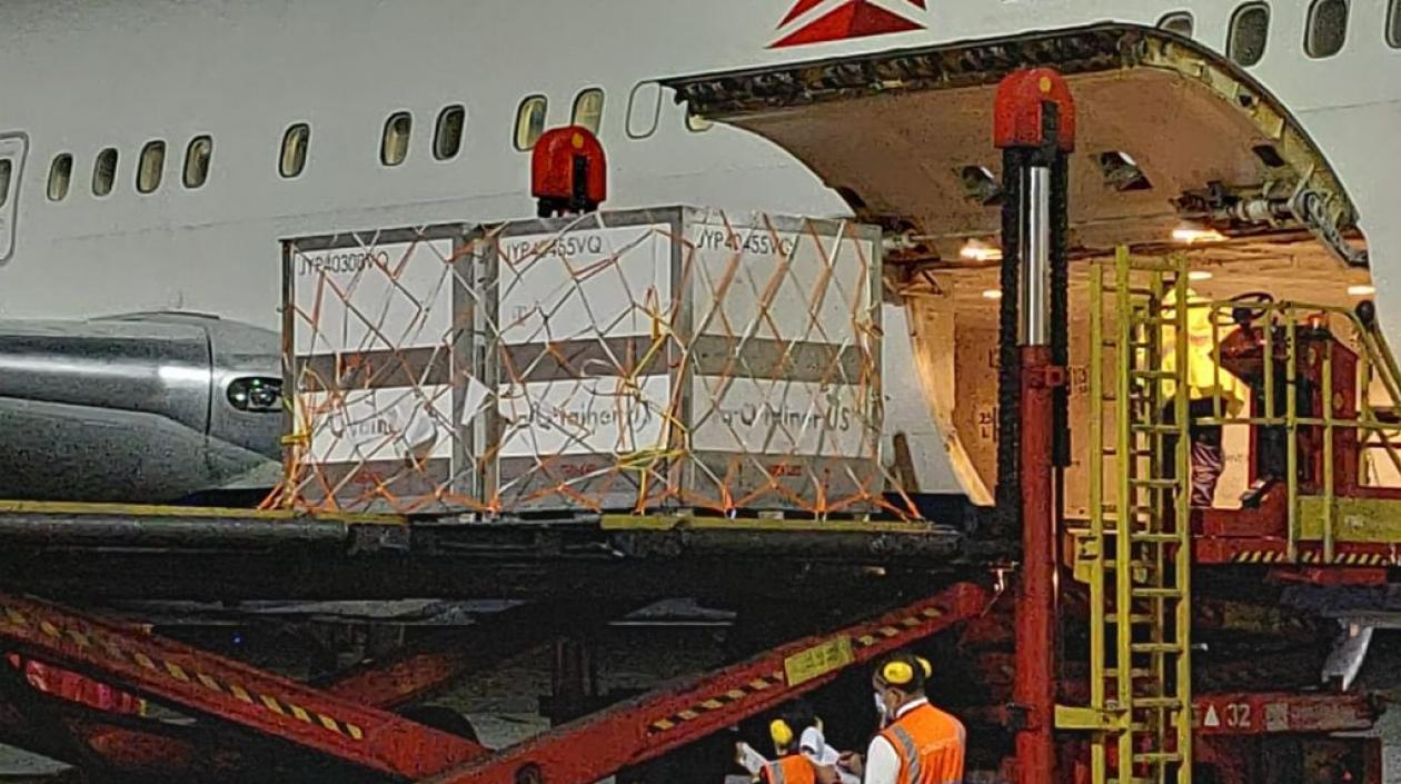 Las vacunas que llegaron.