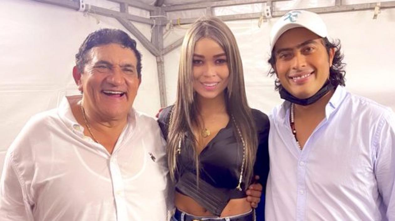 Poncho Zuleta, Days Vásquez y Nicolás Petro.