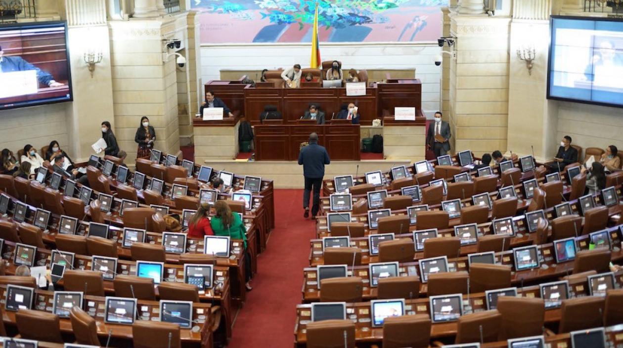 Plenaria de la Cámara de Representantes.