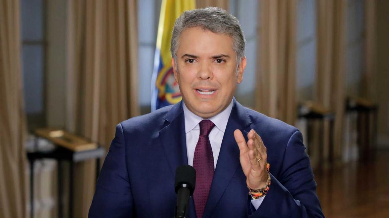 El Presidente de la República, Iván Duque.